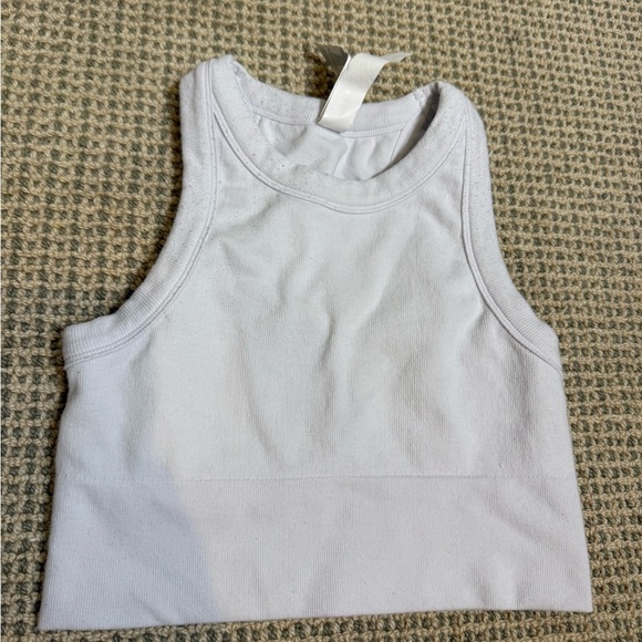 Alo Yoga Seamless Delight Bra Top – White – Size Medium - Picture 6 of 11